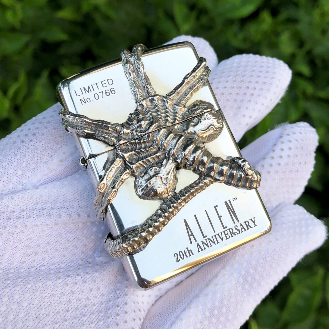 Zippo Rare Alien Sterling Silver Limited Edition New in Box - Etsy