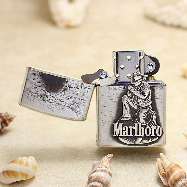Marlboro カーボーイ ジッポライター ZIPPO - ジッポー 1999年製 マルボロ カウボーイ ロデオ オイル