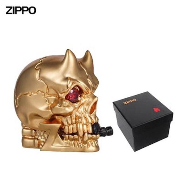 Zippo Very Rare Skull Ghost Rider 3D New in Box Asian Market