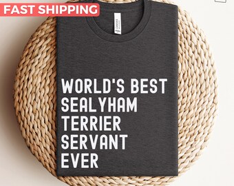 Sealyham Terrier Shirt, Gift For Sealyham Terrier Lovers, Cute Dog Mom Shirt, Funny Dog Dad Tshirt, Gift Idea For Sealyham Terrier Owner