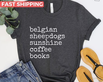 Belgische herdershond shirt, cadeau voor Belgische herdershond liefhebbers, schattige hond moeder shirt, grappige hond papa tshirt, cadeau idee voor Belgische herdershond eigenaar