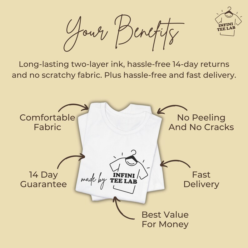a white t - shirt with the instructions for how to use it