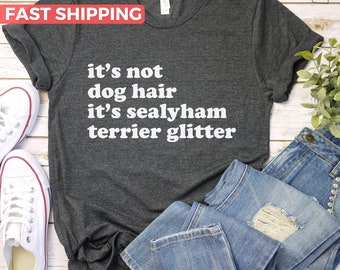 Sealyham Terrier Shirt, Gift For Sealyham Terrier Lovers, Cute Dog Mom Shirt, Funny Dog Dad Tshirt, Gift Idea For Sealyham Terrier Owner