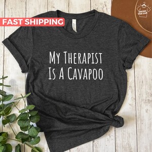 Cavapoo-skjorta, Cavapoo-hund-t-shirt, söt Cavapoo-hundmamma-t-shirt, rolig Cavapoo-pappa-t-shirt, Cavapoo-älskare-presentidé, hund-t-shirt för Cavapoo-ägare