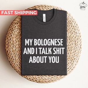 Bolognese shirt, Bolognese minnaar cadeau voor Bolognese eigenaar, grappige Bolognese vader tshirt, schattige Bolognese moeder Tee, Bolognese ouder cadeau idee