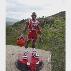 MICHAEL JORDAN Action Figure, Chicago Bulls Large Collection Figure