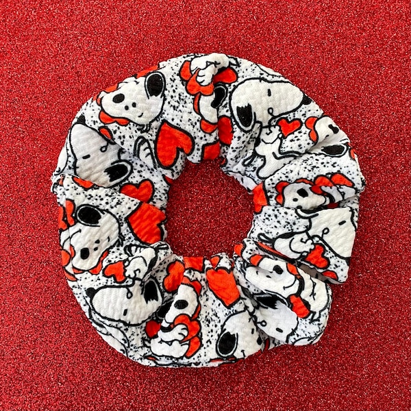 Valentine Dog Scrunchie