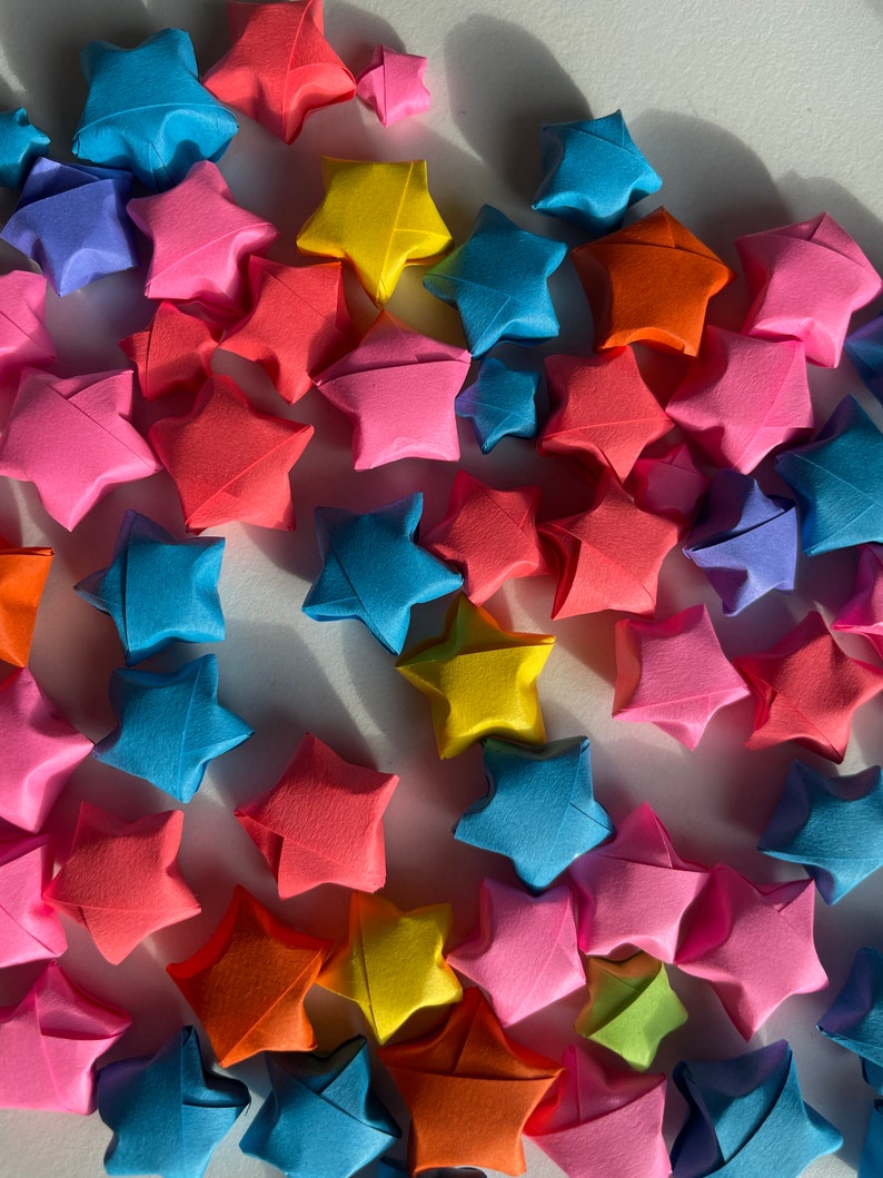Origami Paper Stars in Every Color Etsy
