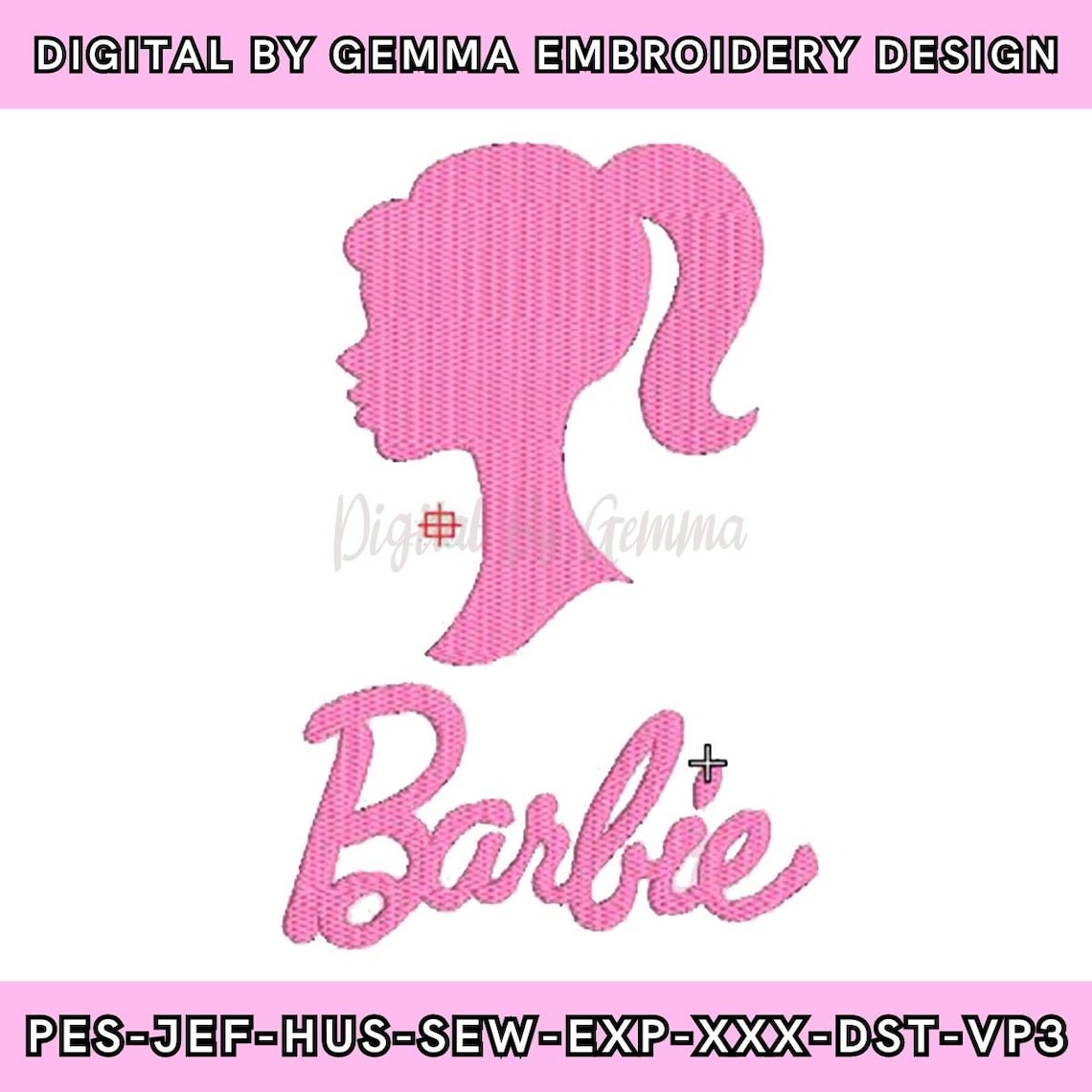 Barbie Embroidery Design - Etsy