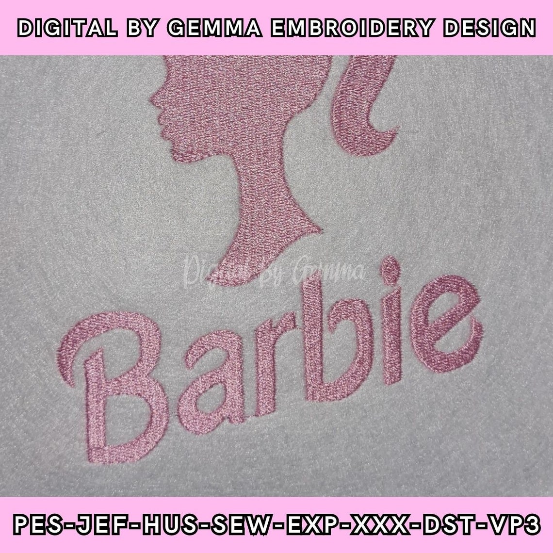 Barbie Embroidery Design - Etsy