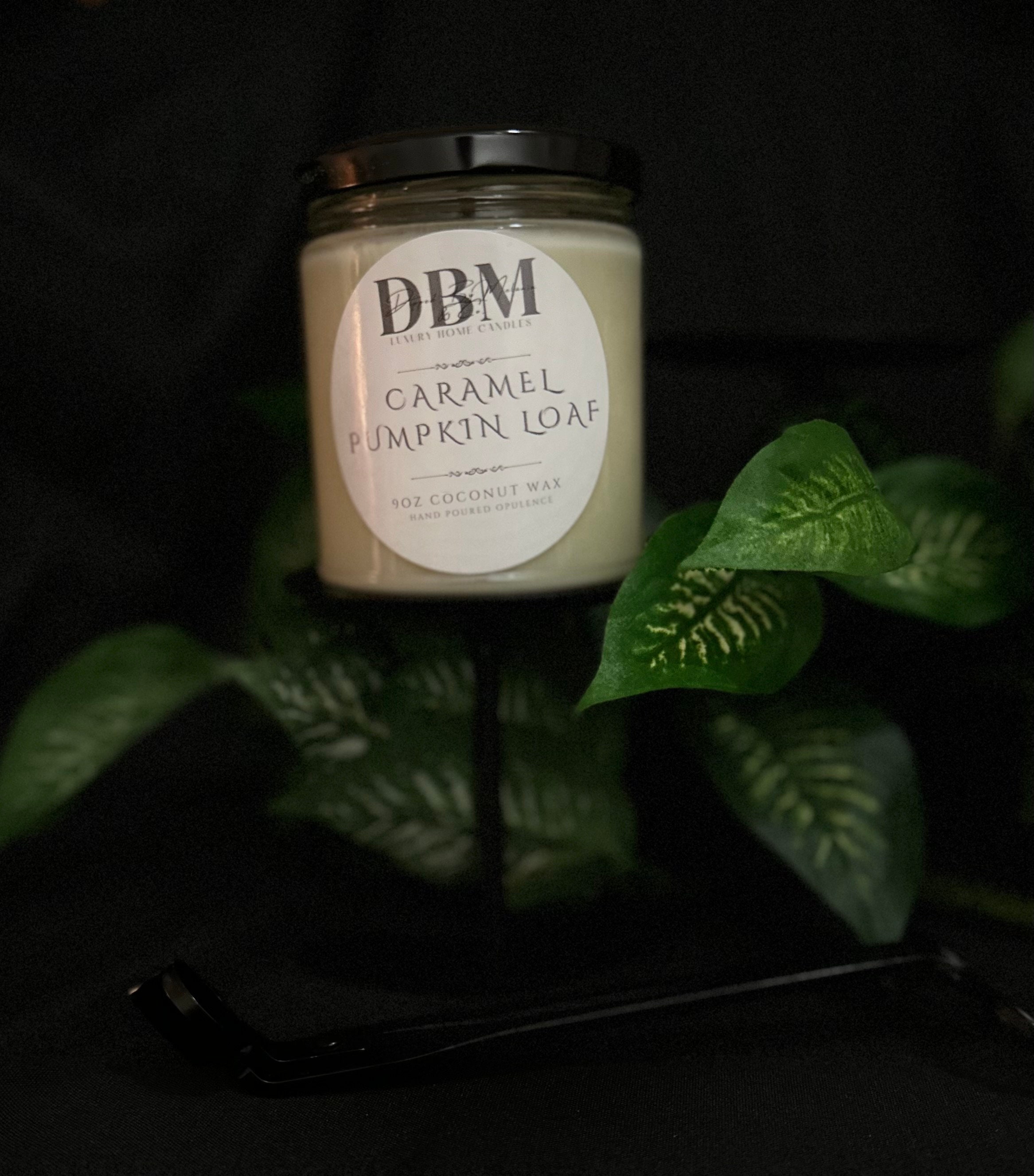 Caramel Pumpkin Loaf Coconut Wax 9 OZ Candle Handmade Allnatural Eco