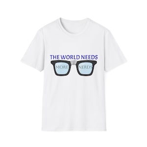 Unisex Nerdy Graphic Tee, Perfect for Gifts, Casual Wear, Geek Culture, Birthdays, and Fun Celebrations