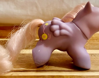 Vintage 1987 Year 6 G1 My Little Pony, Newborn Pegasus Pony, "Baby YO-YO"- China, Hashbro, RARE!