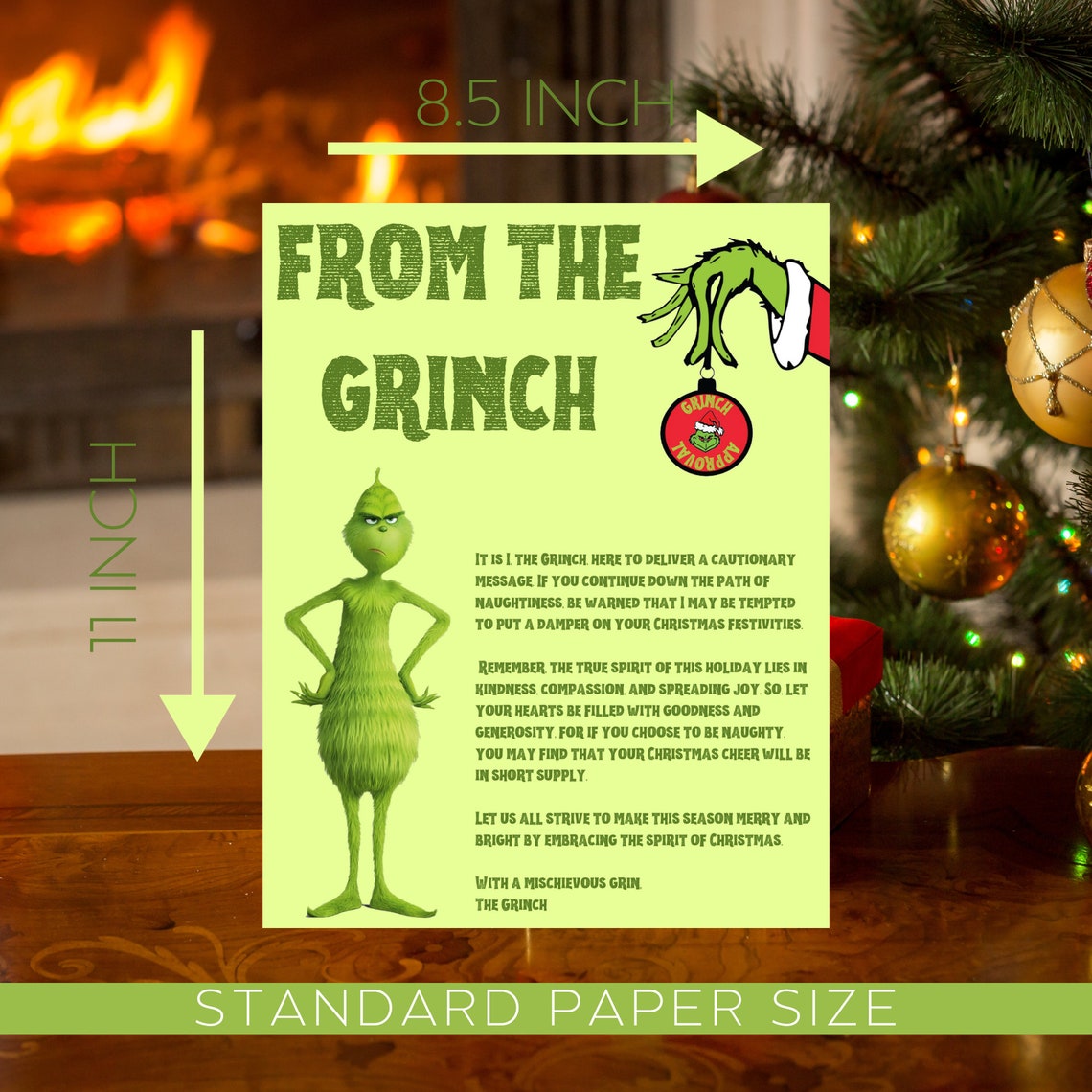 From Grinch Printout, Pdf Printable, Grinch Letter for Kids, 8.5x11 Etsy From Grinch Printout, Pdf Printable, Grinch Letter for Kids, 8.5x11 Etsy