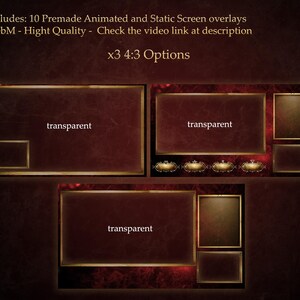 Medieval Animated Stream Package: Gothic Twitch Overlays - Etsy