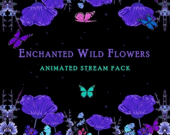 Enchanted Forest Stream Package: Animated Twitch Overlays