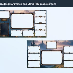 Medieval Kingdom Twitch Stream Overlay Pack: Dungeons and Dragons RPG ...