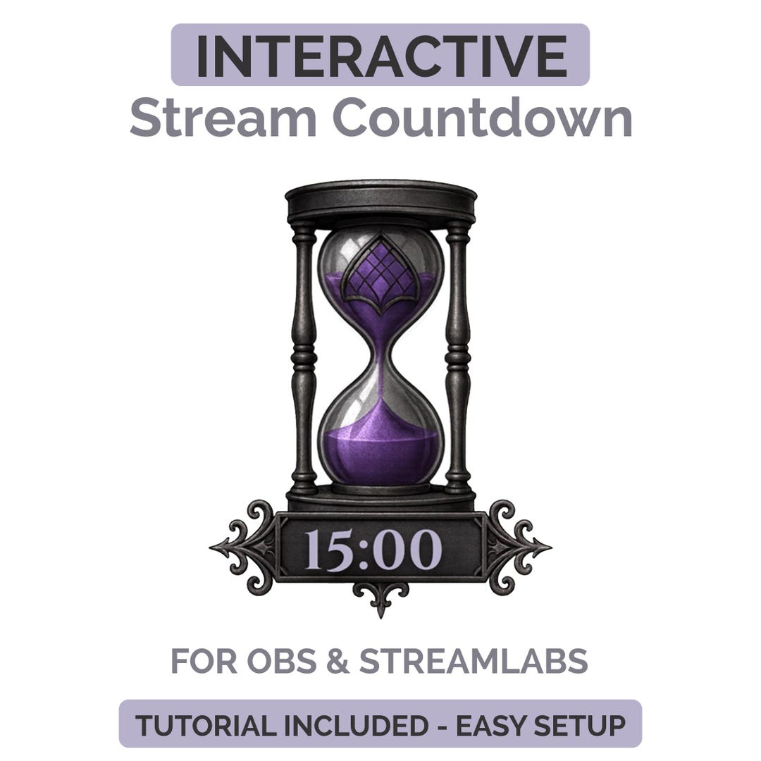 Example Countdown Esport Interactive Stream Countdown | OBS and Streamlabs Timer | Custom Themes ...