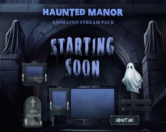 Spooky Horror Stream Pack – Animated Halloween Overlays for Twitch & OBS