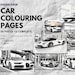 20 Cars Automotive Colouring Pages - Adults and Kids Coloring Sheets ...