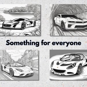 20 Cars Automotive Colouring Pages - Adults and Kids Coloring Sheets ...