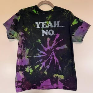 MEDIUM Reverse Tie Dye Graphic T-Shirt