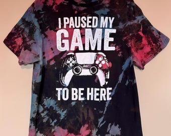 DUŻA koszulka z grafiką Reverse Tie Dye