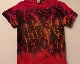 MAŁA koszulka z odwróconym tie-dye