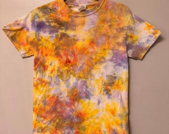 MAŁA koszulka z nadrukiem Tie Dye Ice