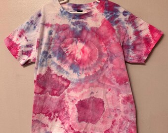 MŁODZIEŻOWA MAŁA KOSZULKA T-SHIRT ICE TIE DYE