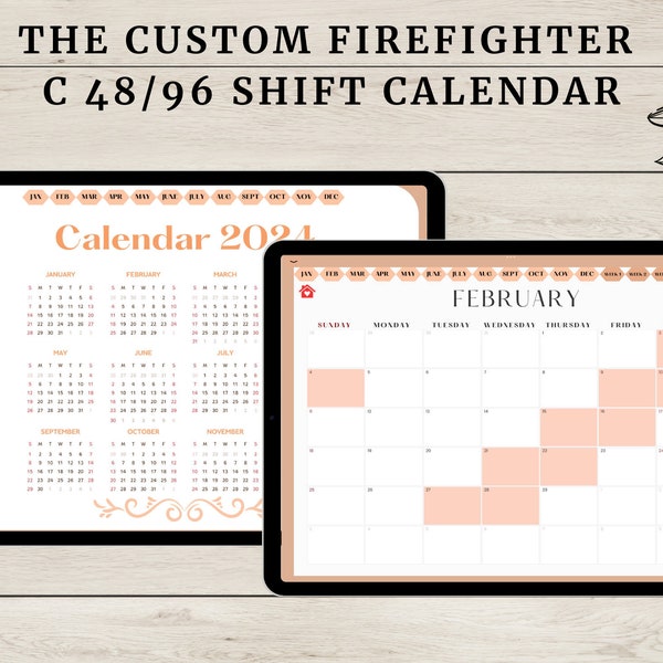 Firefighter Calendar 2024 Etsy