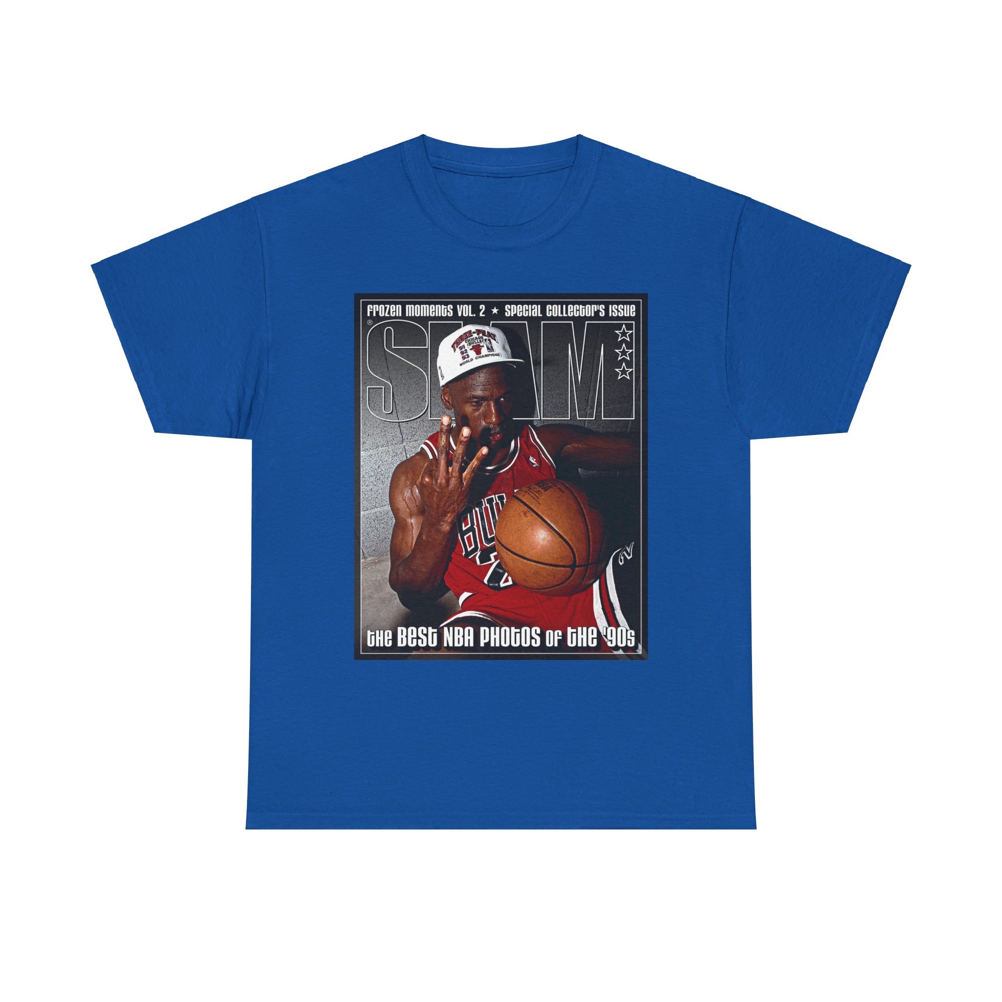 Michael Jordan 90s SLAM MAGAZINE BULLS 3 Peat | White