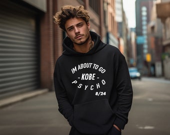Kobe Bryant Inspired Hoodie | Youth Basketball | Kobe Psycho | 8/24 Kobe 8 | Kobe 24 | Los Angeles Lakers |