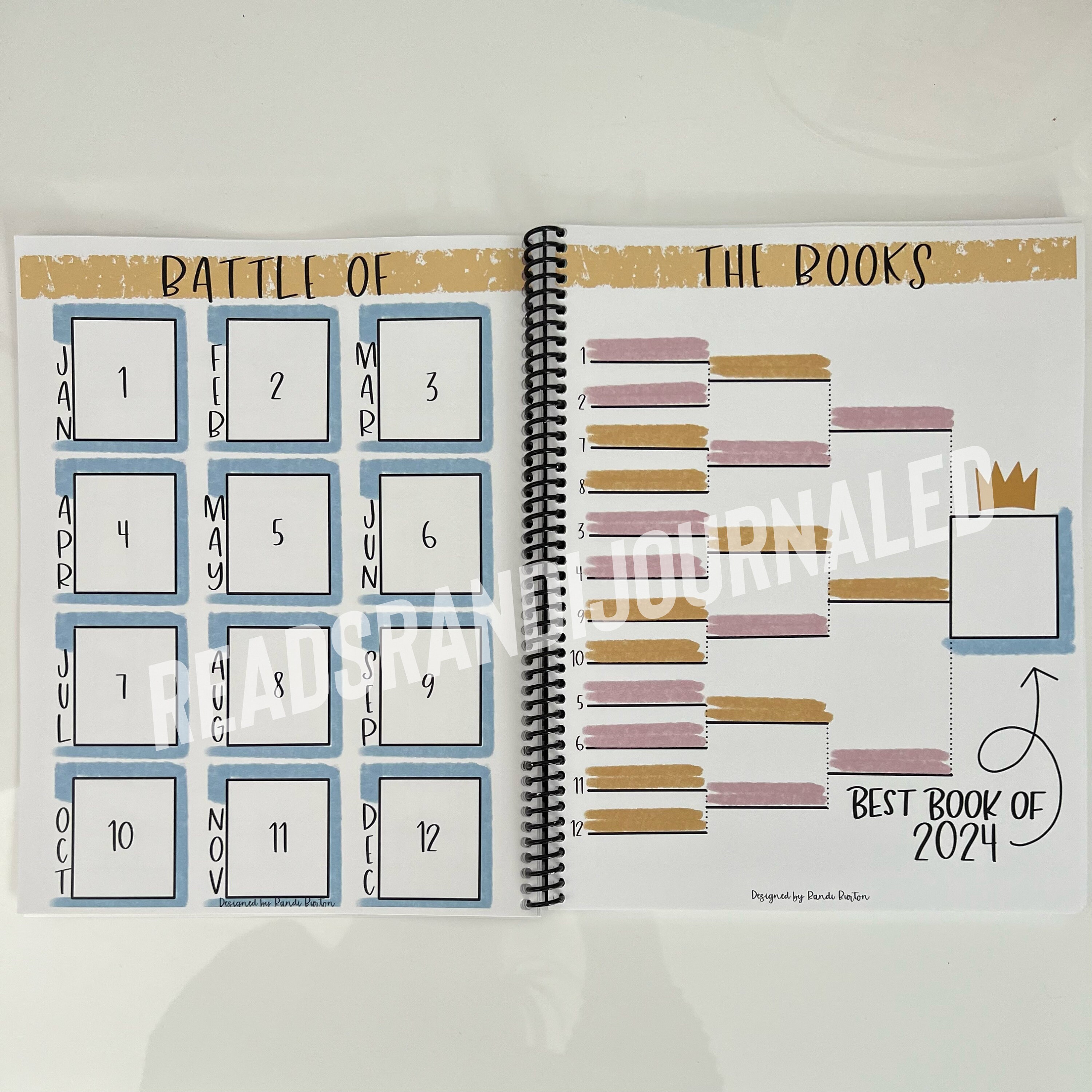 2024 Reading Journal Reading Tracker Etsy