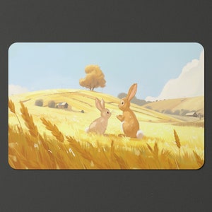 Tapete de coelhinho fofo de alta qualidade e arte detalhada para MTG // Mousepad // Tapete de computador
