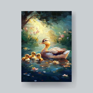 MTG Sleeves Baby Duck Family Plus de 100 pochettes artistiques durables et de haute qualité