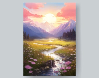 MTG Sleeves Beautiful Scenic 100+ High Quality and Detailed Image Art Sleeves