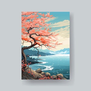 MTG Sleeves Cherry Blossom Beautiful 100+ High Quality and Detailed Art Sleeves