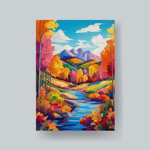 Mangas MTG Cute Scenic River Beautiful 100+ Mangas de arte de alta qualidade e duráveis