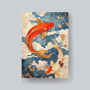 MTG Sleeves Koi Fish Plus de 100 belles pochettes d'art de haute qualité et durables
