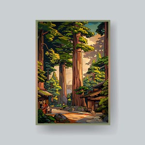 Koszulki Hokusai Forest MTG: Japońska sztuka, trwała ochrona kart (ponad 100)