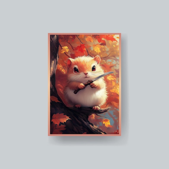 MTG スリーブ ナイフを持ったリス 美しい100枚以上の高品質で耐久性の