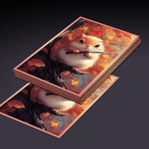 Squirrel with Knife MTG Sleeves, Durable Art Sleeves (100+) image 2
