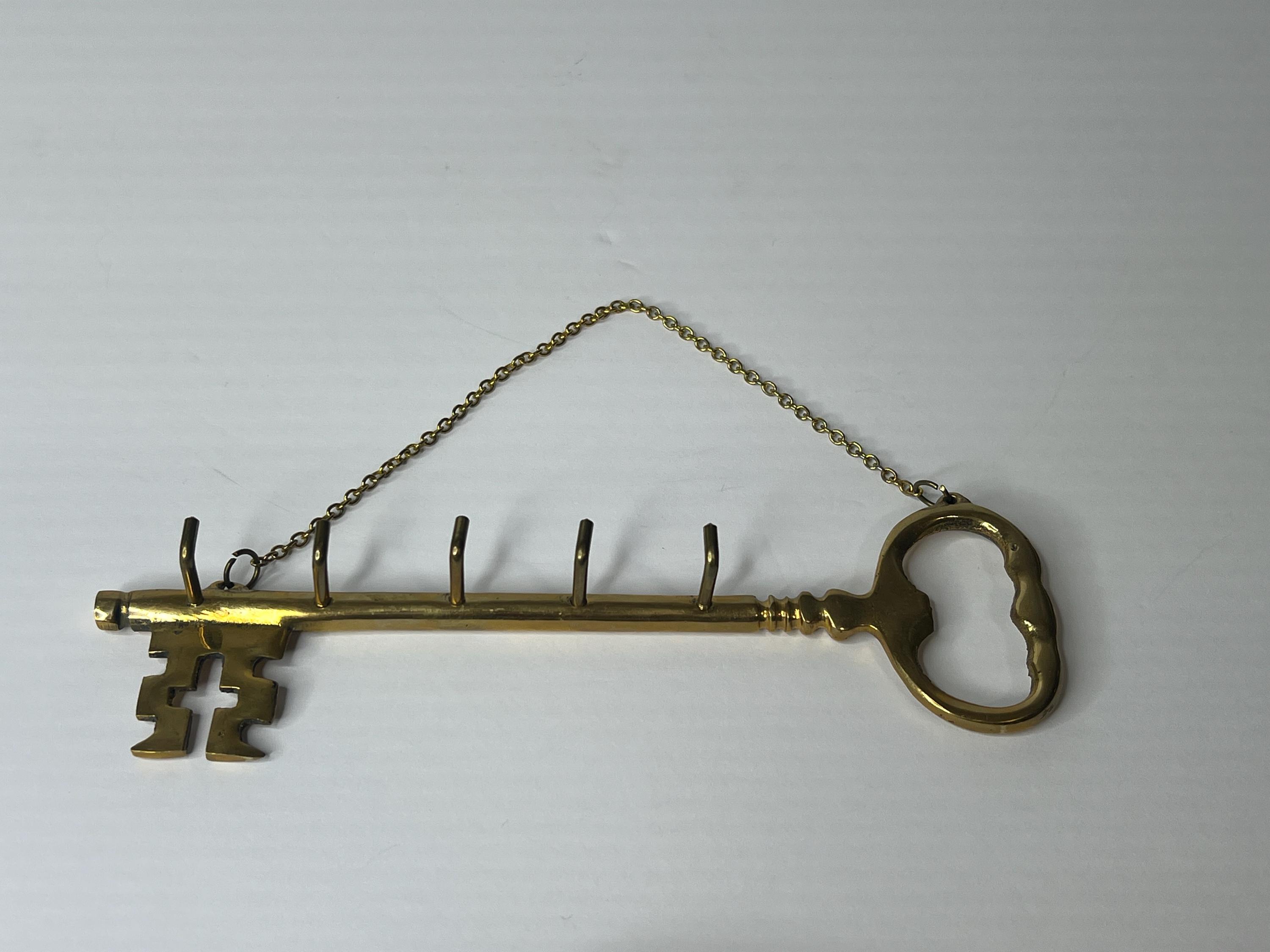 Skeleton Wall Rack Vintage Brass Skeleton Key Hook Wall Rack Holder - Etsy