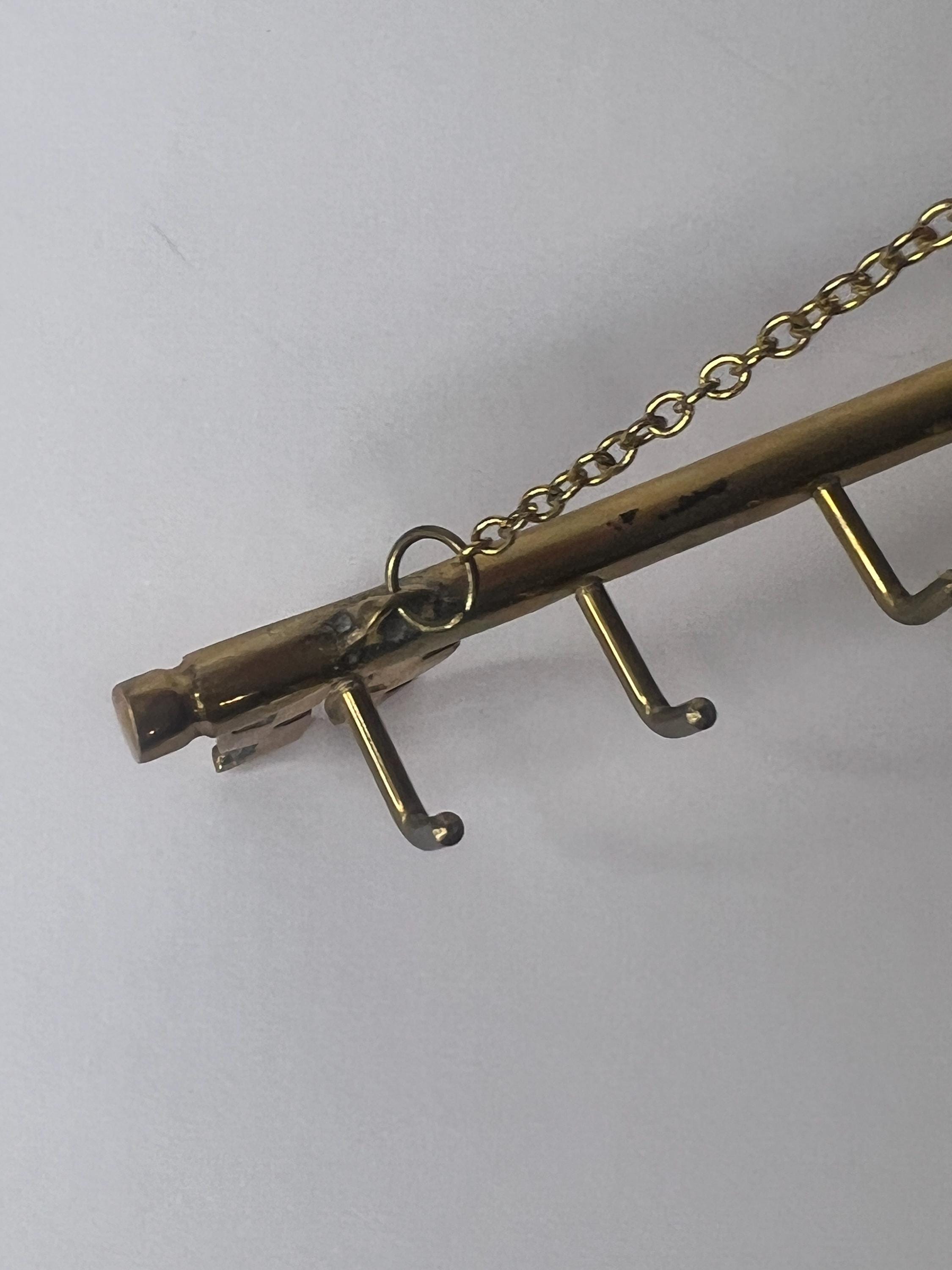 Skeleton Wall Rack Vintage Brass Skeleton Key Hook Wall Rack Holder - Etsy