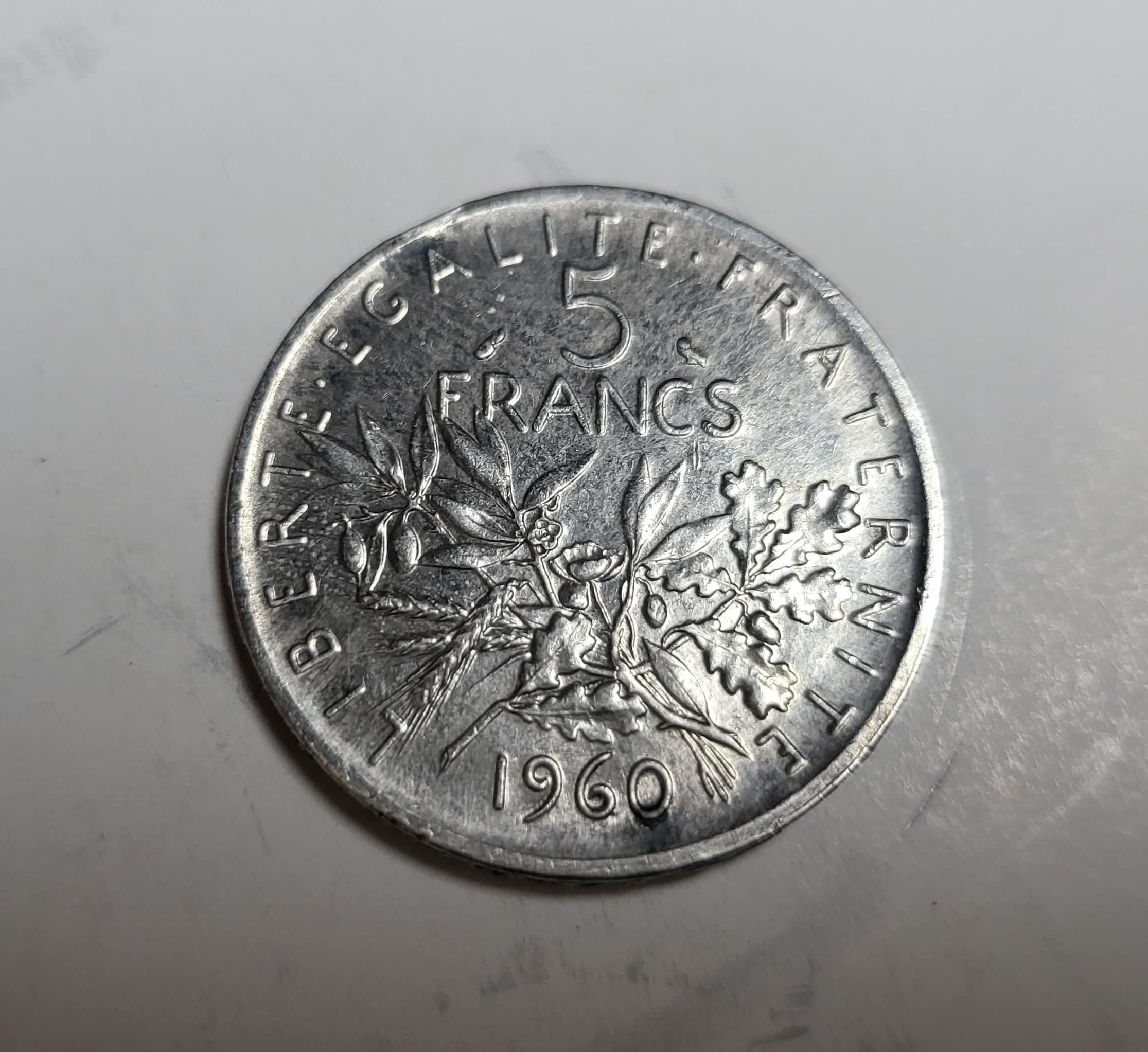 1960 5 francs coin - Etsy 日本
