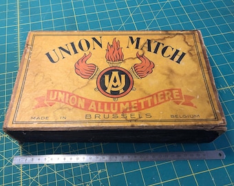 Union Match Box Belgium Vintage