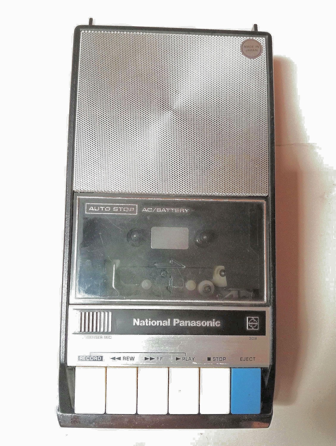 昭和レトロ NATIONAL RQ-309D カセットレコーダー Panasonic RQ-309AS Portable Compact Cassette Player From the 1970s
