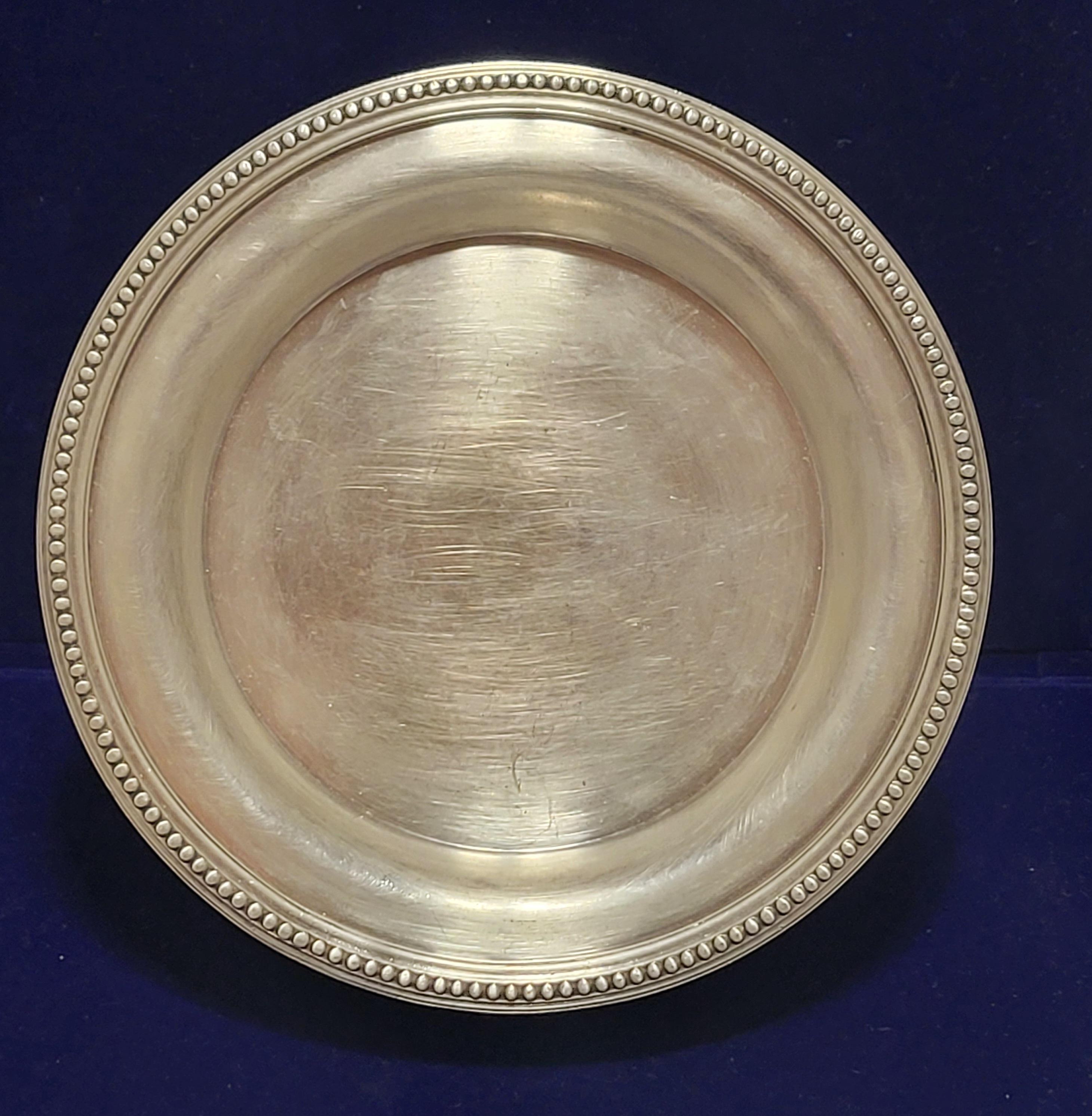 Christofle Gallia Wine Bottle Coaster Plate - Etsy