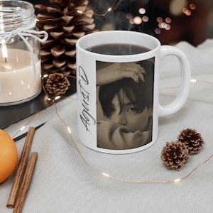 Taza de café Yoongi Ceramic Mug 11oz Agust D mug brighten up your morning drink with this awesome mug inspired by Agust D, Suga from BTS